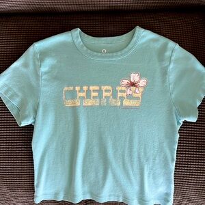 Cherry LA Baby Tee!!